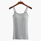 ☀️ PROMO LIMITÉE -50% ! 👚 Débardeur Femme avec Soutien-Gorge Intégré – Bretelles Réglables, Tissu Extensible, Col Rond, 7 Coloris, Tailles S-6XL 🤍