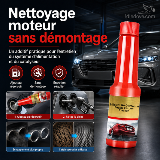 Nettoyant à Carbone Efficace sans Démontage pour Moteur