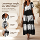 💖Dernier jour, 50 % de réduction💖Robe décontractée à col en V et dégradé pour femme