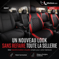 📢📢50% DE RÉDUCTION !! ⏰ Ensemble de 9 housses de siège auto en cuir – Ajustement universel, durables & faciles d'entretien – Parfaites pour le confort & la protection en voiture 🚗