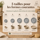 Gabarit pour pied de poterie et outil de centrage pour le parage de l'argile