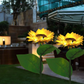 🌻Lampes LED solaires en forme de tournesol à planter dans le jardin