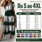 💖Dernier jour, 50 % de réduction💖Robe décontractée à col en V et dégradé pour femme