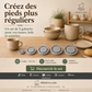 Gabarit pour pied de poterie et outil de centrage pour le parage de l'argile