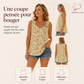 👚 50 % DE RÉDUCTION MAINTENANT ! 🌸 Débardeur d'été à imprimé floral pour femme – Doux, respirant et sans manches – parfait pour les journées chaudes, les sorties à la plage ou pour superposer les vêtements de façon décontractée ☀️