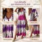 💖Dernier jour, 50 % de réduction💖Robe décontractée à col en V et dégradé pour femme