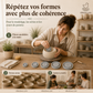 Gabarit pour pied de poterie et outil de centrage pour le parage de l'argile