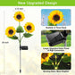 🌻Lampes LED solaires en forme de tournesol à planter dans le jardin
