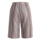 🌸 Soldes 2026 — Plus de 33 000 vendus!🔥 Short Large Rétro Imprimé Femme – Ceinture Élastique 🩳