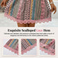 Mini-robe femme à col en V et imprimé bohème