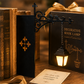 Lampe-serre-livres miniature en forme de lampadaire rétro