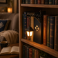 Lampe-serre-livres miniature en forme de lampadaire rétro