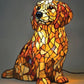 Lampe de table LED en forme de chiot avec effet « color-blocking »