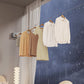 Séchoir à linge rétractable mural d'intérieur