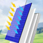 Ensemble de lampes solaires d'extérieur à capteur, étanches
