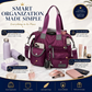 Sac fourre-tout imperméable – 3 façons de le porter et rangements spacieu