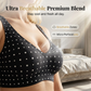 Soutien-gorge en gelée sans coutures, décolleté en V profond