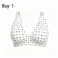 Soutien-gorge en gelée sans coutures, décolleté en V profond