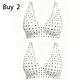 Soutien-gorge en gelée sans coutures, décolleté en V profond