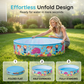Piscine gonflable pliable pour enfants, à installer dans le jardin