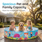 Piscine gonflable pliable pour enfants, à installer dans le jardin