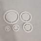 Gabarit pour pied de poterie et outil de centrage pour le parage de l'argile