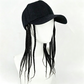 Casquette de baseball avec tresses intégrées