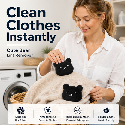 Racleur de poils d'animaux « Cute Bear »