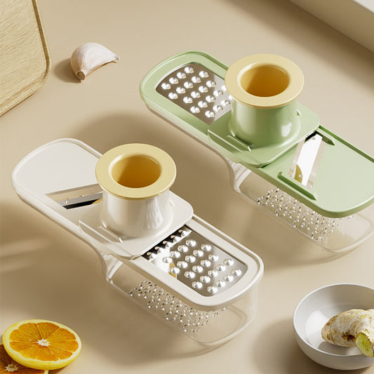 Mandoline 3-en-1 avec récipien
