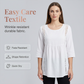 Women's Lace V-Neck 7/8 Sleeve Blouse